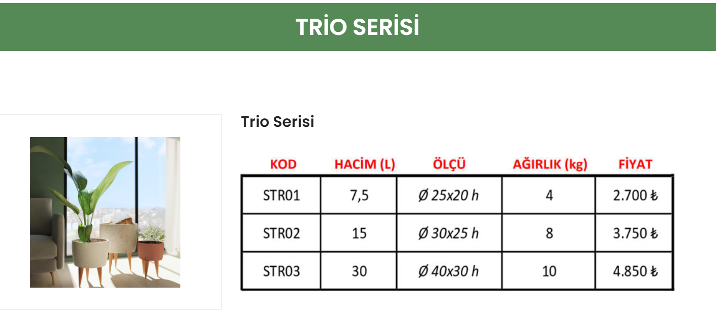 34  TRİO SERİSİ